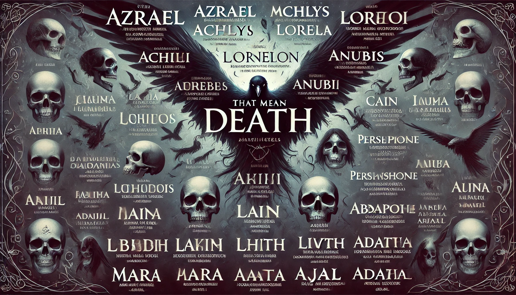 names that mean death